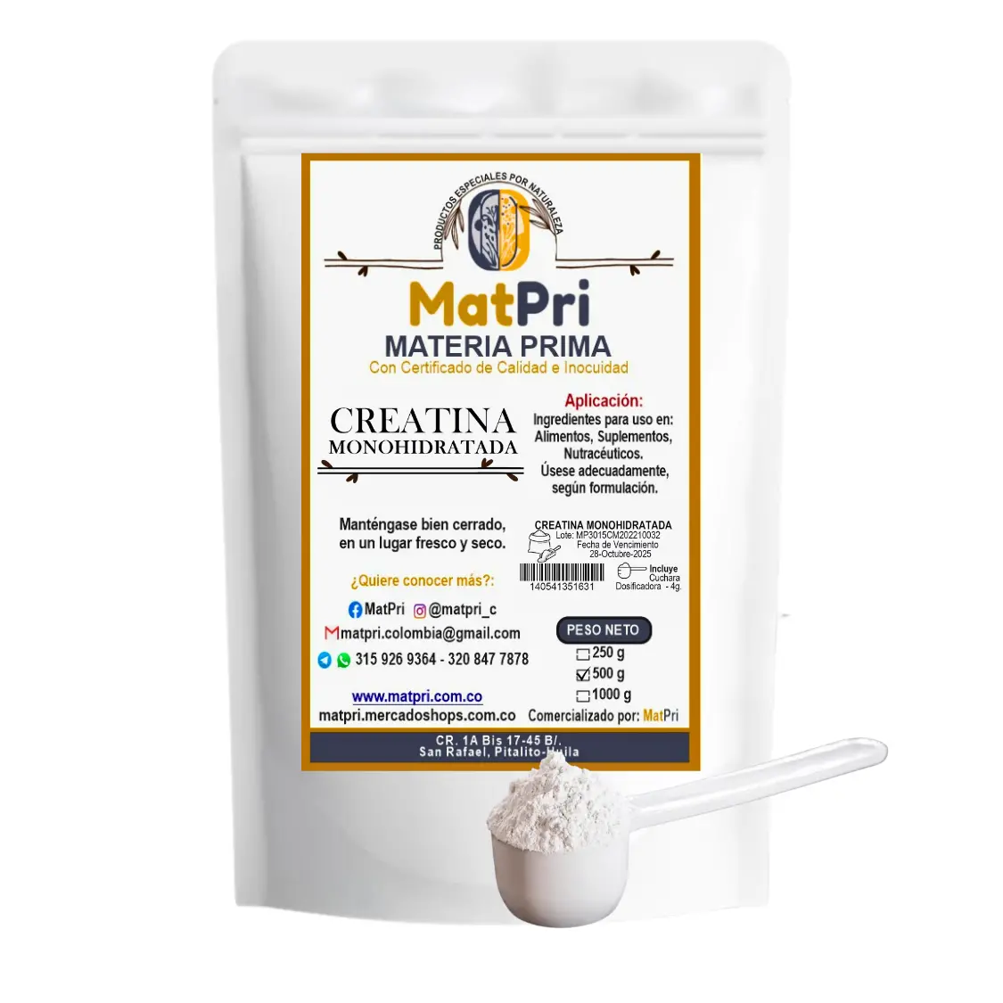 Creatina Monohidratada