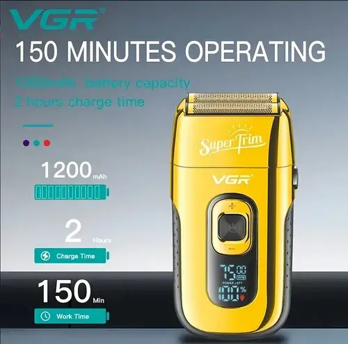 Afeitadora Shaver Barba Recargable VGR V383