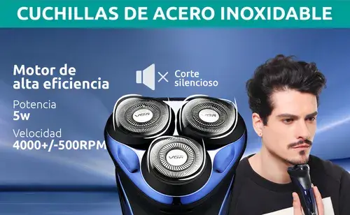 Afeitadora Shaver Rasuradora Recargable VGR V306 - Imagen 4